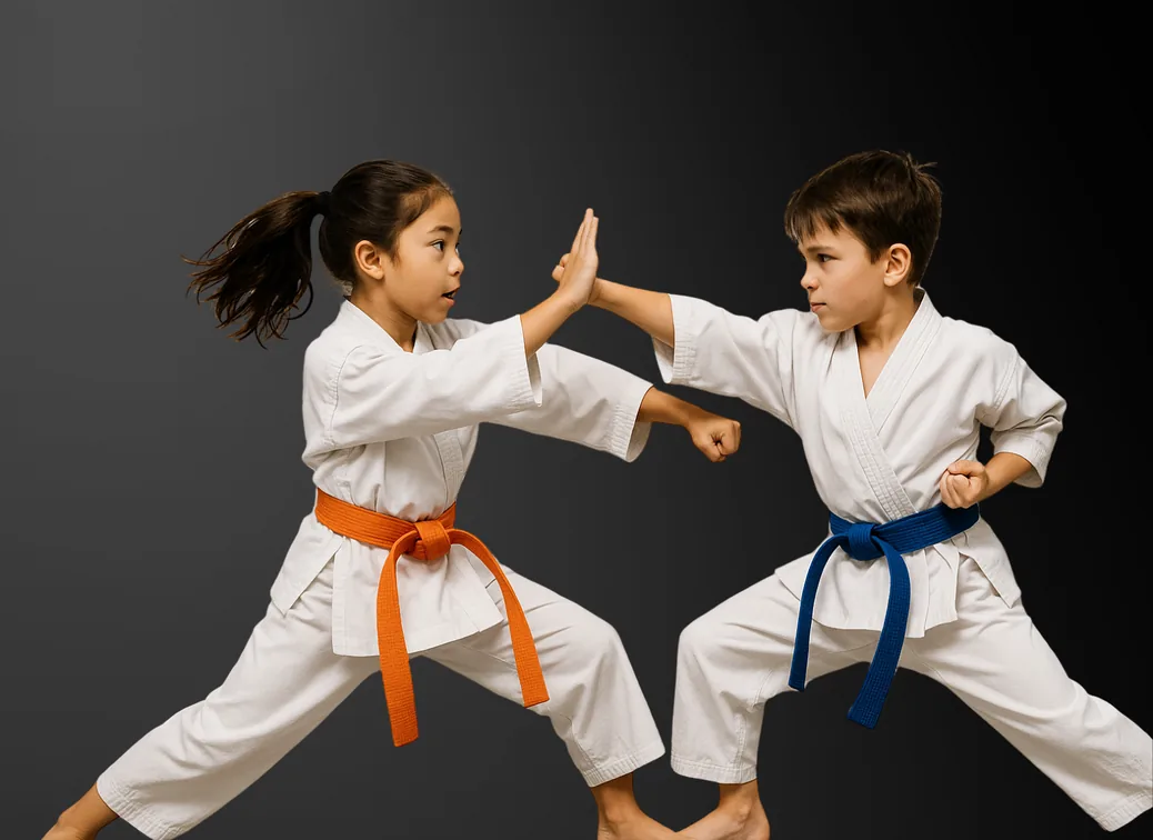 Kids martial arts students ages 6 to 12 in Medfield, MA